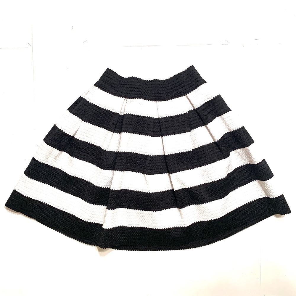 Express Black and White Skirt